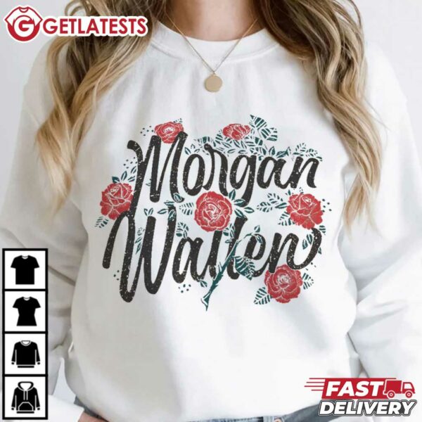 Morgan Wallen Rose Flower Country Music T Shirt