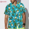 Beer And Floral Pattern Trendy Hawaiian Shirt (2) Tshirt