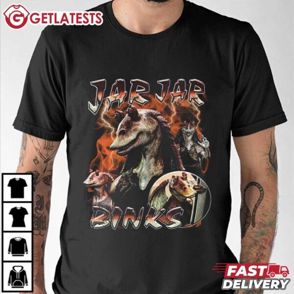 Jar Jar Binks the Gungan Star Wars T Shirt (2) Tshirt