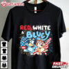 Red White Bluey And Bingo 4th Of July T Shirt (3)