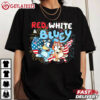 Red White Bluey And Bingo 4th Of July T Shirt (4)