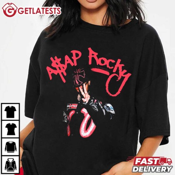 Asap Rocky Rare Concert Merch Hip Hop T Shirt (3)