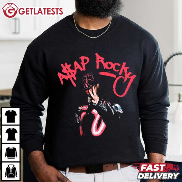 Asap Rocky Rare Concert Merch Hip Hop T Shirt (4)