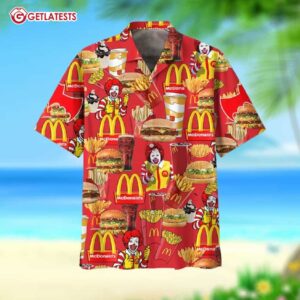 McDonald Fast Food Clown Hawaiian Shirt (1)