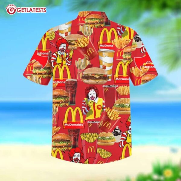 McDonald Fast Food Clown Hawaiian Shirt (2)