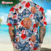 Trump Funny Face Tropical Hibiscus Hawaiian Shirt (2)