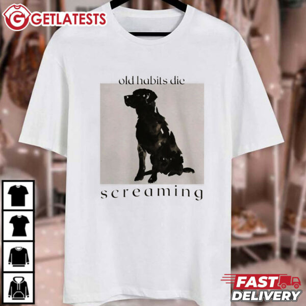 The Black Dog Old Habits Die Screaming TTPD T Shirt (3)