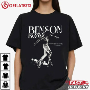Benson Boone Vintage Fireworks And Rollerblades World Tour 2024 T Shirt (3)