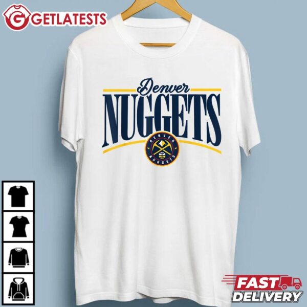 NBA Denver Nuggets Logo Arch T Shirt (1)