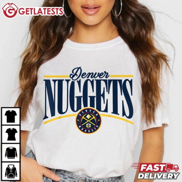 NBA Denver Nuggets Logo Arch T Shirt (4)