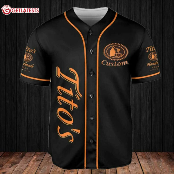 Personalized Black Tito’s Vodka Baseball Jersey Custom Shirt (3)