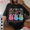 Girl Retro Guitar Player Name Custom T Shirt (2)