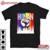 Human's Right LGBTQ Rainbow Flag Pride Month T Shirt (1)