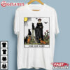 The Cat Lady Tarot Card Vintage Gothic T Shirt (2)