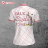 Talk Birdie To Me Flamingo Golf Custom Name Polo Shirt (1)
