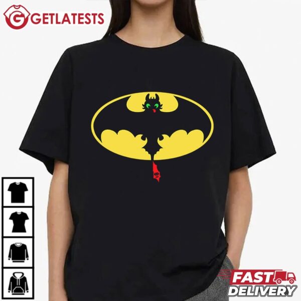 Toothless Dragon Batman T Shirt (3)