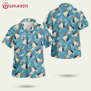 Snorlax Pokemon Tropical Hawaiian Shirt