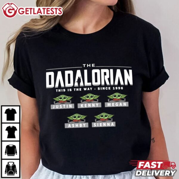 The Dadalorian Custom Star Wars Dad T Shirt (3)