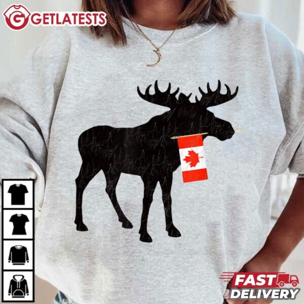 Canada Day Moose T Shirt (1)