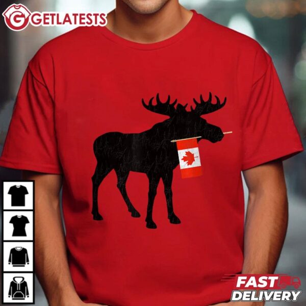 Canada Day Moose T Shirt (2)