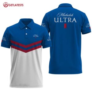 Michelob ULTRA Blue Polo Shirt