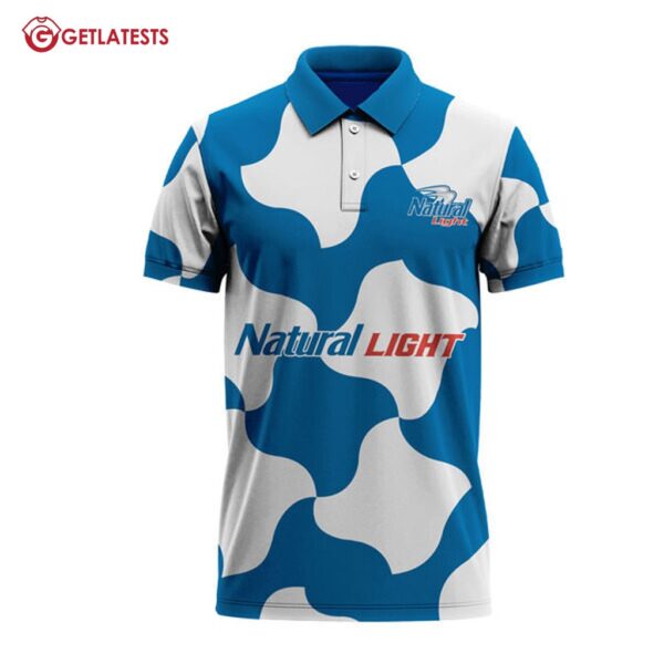Natural Light Stand Out Golf Club Polo Shirt