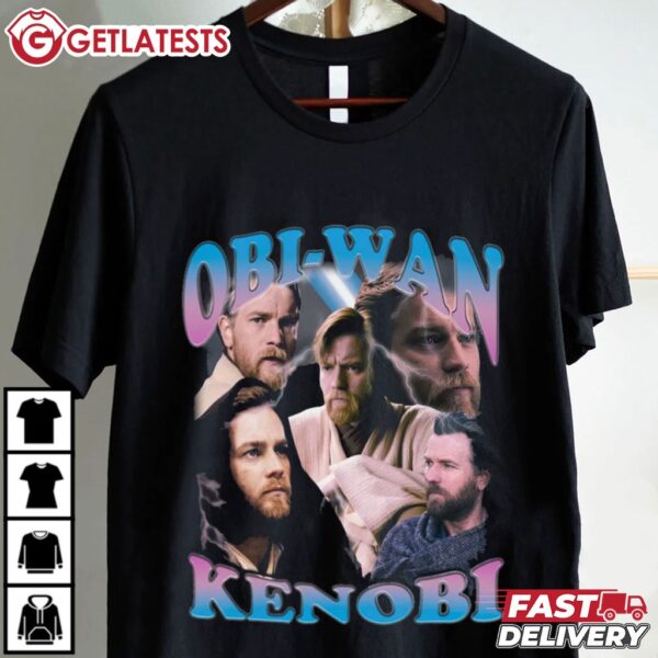 Obi Wan Kenobi Vintage Star Wars T Shirt (1)