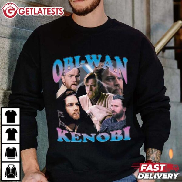 Obi Wan Kenobi Vintage Star Wars T Shirt (4)