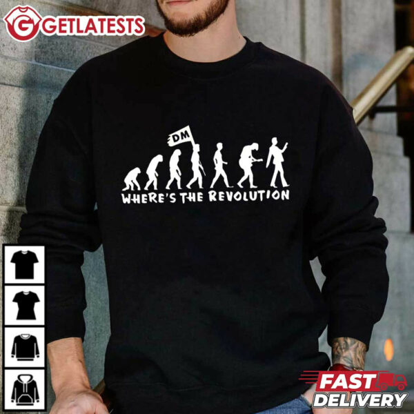 Where's The Revolution Depeche Mode T Shirt (1)