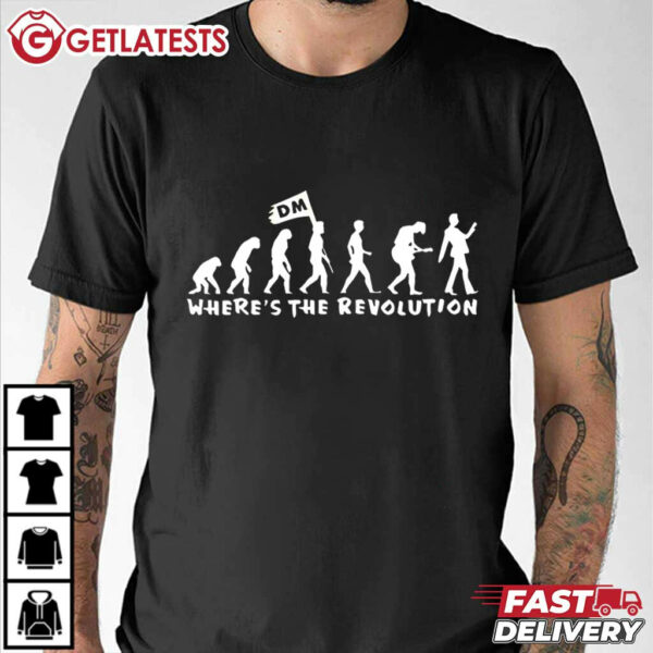 Where's The Revolution Depeche Mode T Shirt (3)