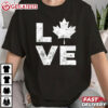 Canadian Flag Love Maple Leaf Canada Day T Shirt (3)