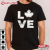 Canadian Flag Love Maple Leaf Canada Day T Shirt (1)