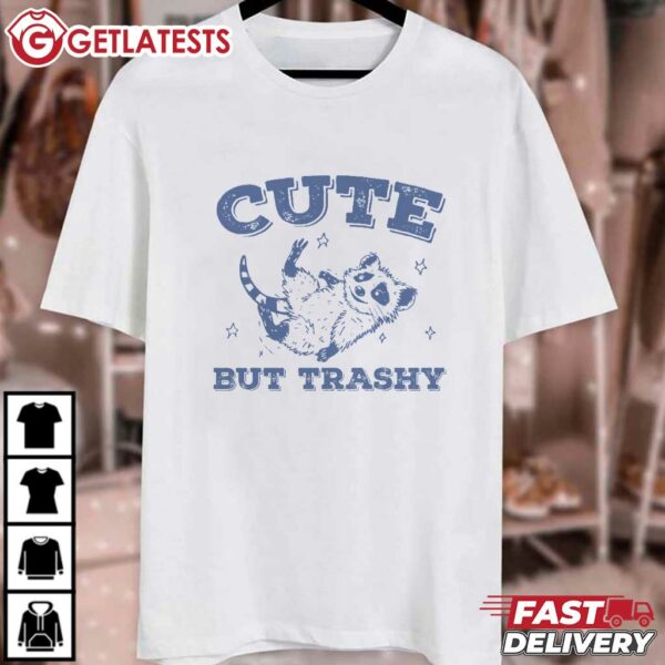 Cute But Trashy Retro 90s Possum T Shirt (1)