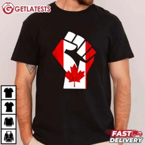 Handfist Maple Leaf Canadian Pride T Shirt (3)