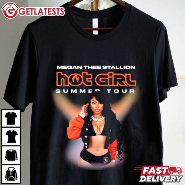 Megan Thee Stallion Hot Girl Summer Tour 2024 T Shirt (1)