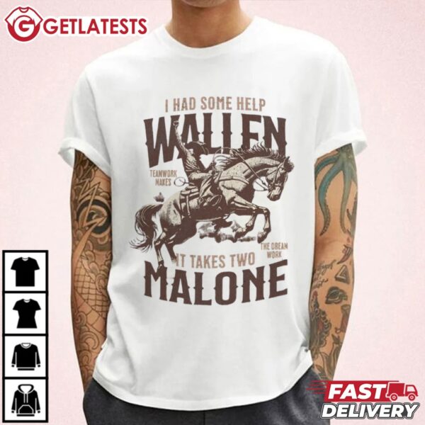 Morgan Wallen Post Malone I Had Some Help T Shirt (2)