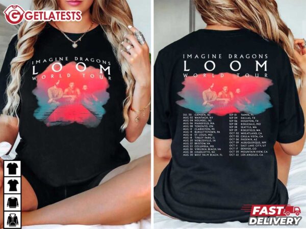 Imagine Dragons Loom Tour 2024 T Shirt (2)
