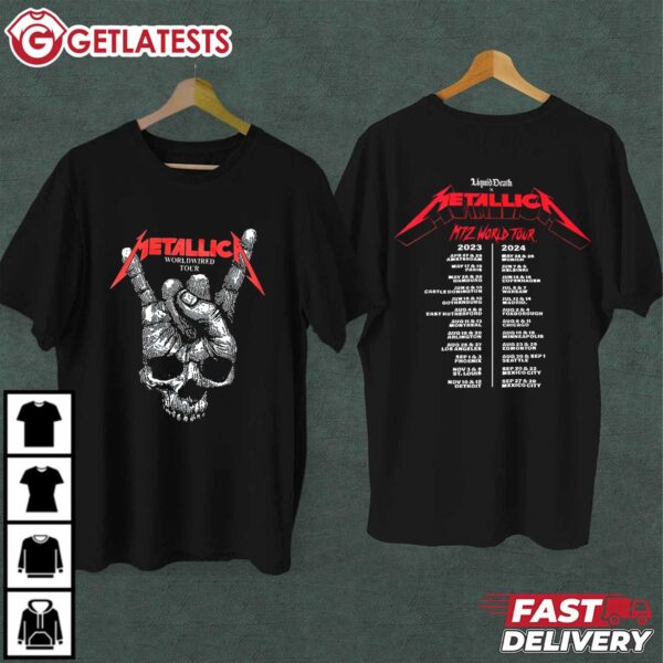 Metallica M72 World Tour T Shirt (1)