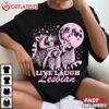 Live Laugh Lesbian Funny Raccoon Lesbian LGBTQ Pride Month T Shirt (2)