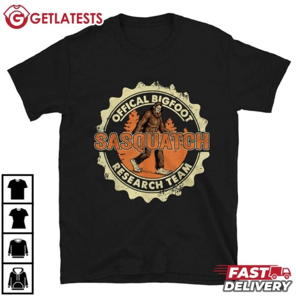 Bigfoot Research Team Sasquatch Retro T Shirt (1)