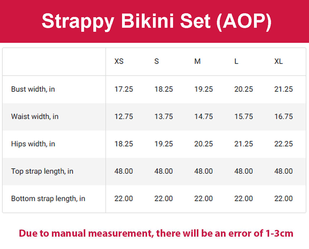 Strappy Bikini Set (AOP)