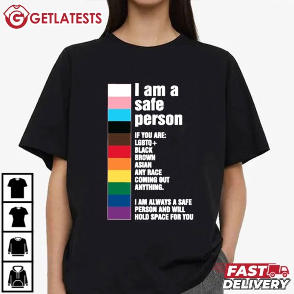 I Am A Safe Person LGBTQ Support Equality T Shirt (3)