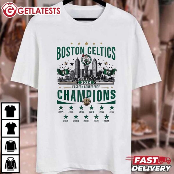 Boston Celtics Eastern Conference Champions 2024 T Shirt (1)