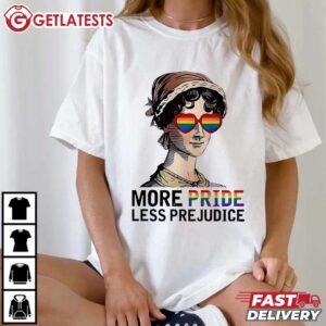 More Pride Less Prejudice pride Month T Shirt (3)