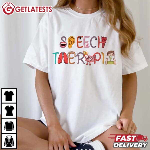 Speech Language Pathologist ADHD T Shirt (3)