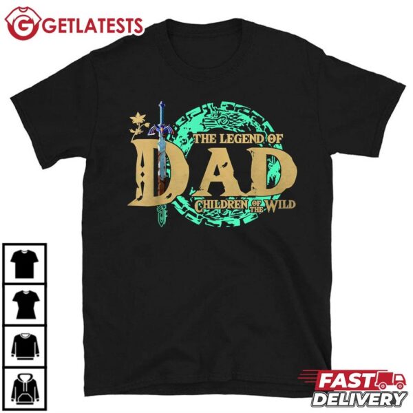 The Legend Of Dad Children Of The Wild Father's Day T Shirt (1)