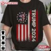 Trump 2024 American Flag 45 47 President T Shirt (3)