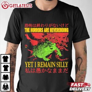 The Horrors Are Never Ending Japanese Frog T Shirt (2)