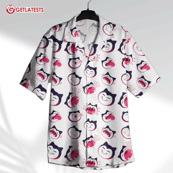 Pokemon Snorlax Emotion Summer Vacation Hawaiian Shirt (3)