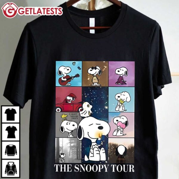 Snoopy The Eras Tour Swifties T Shirt (1)
